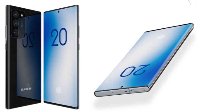 Renders Galaxy Note 20