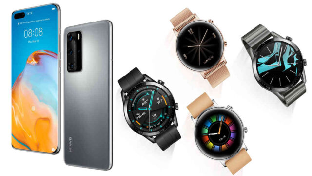 Huawei P40 Pro Huawei Watch GT 2