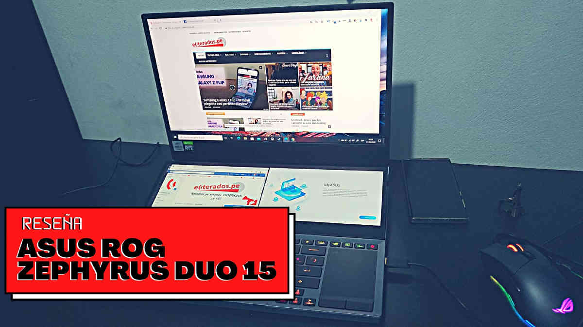 ROG lanza el portátil gaming de doble pantalla Zephyrus Duo 15 SE