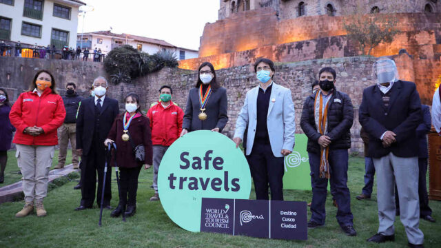 Cusco recibe sello safe travels