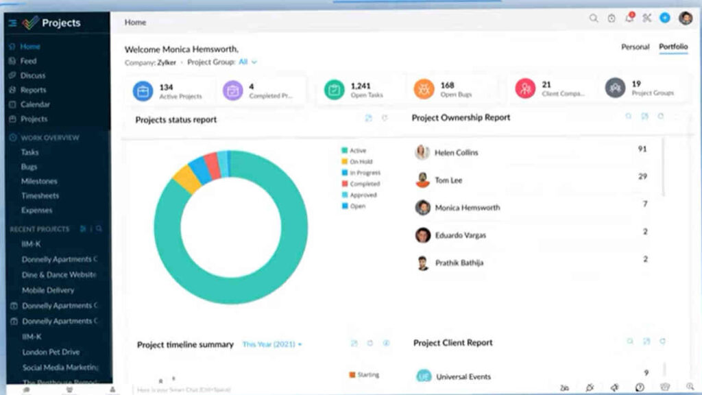 Zoho Projects 7