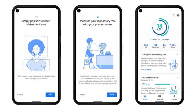 Google medirá frecuencia cardíaca y respiratoria con la cámara de tu teléfono