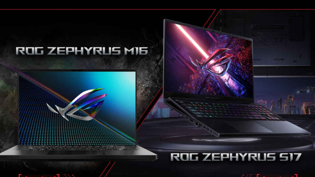 Rog Zephyrus S17 y M16