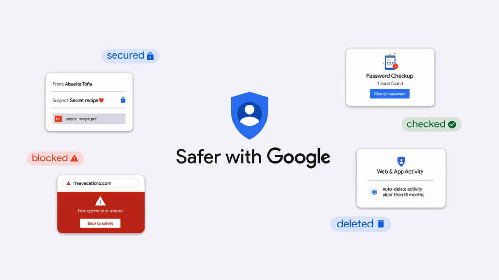 Cómo google te mantiene seguro y cuida tu privacidad