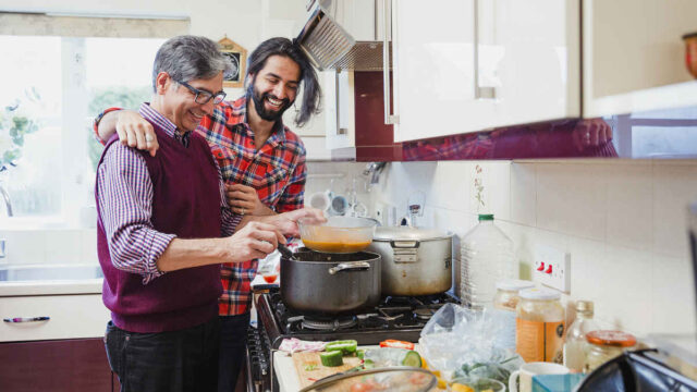 pasar el Día del padre en casa