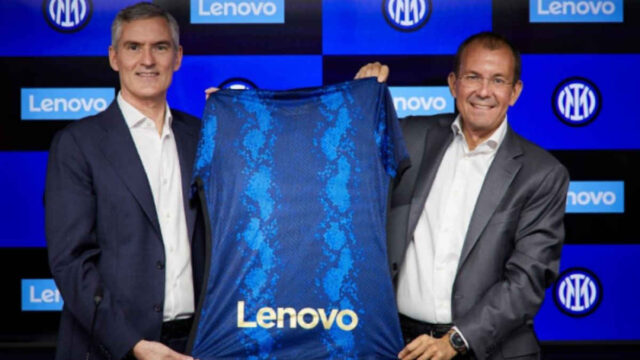 Lenovo se convierte en patrocinador de la camiseta del icónico Inter