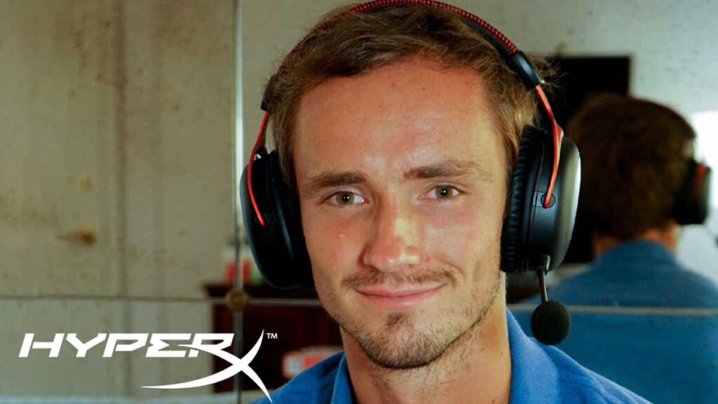 HyperX firma alianza con el tenista profesional Daniil Medvedev