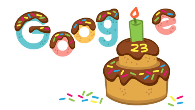 Google cumple 23 años