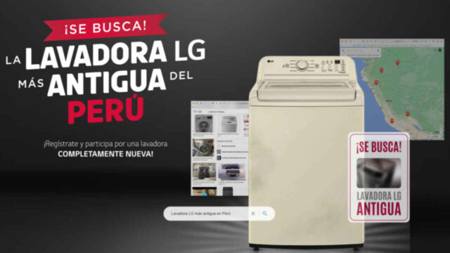 LG busca la lavadora más antigua del Perú