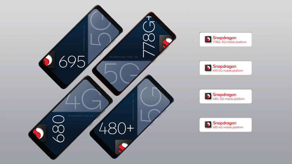 Qualcomm presenta 4 nuevos procesadores 5G y 4G