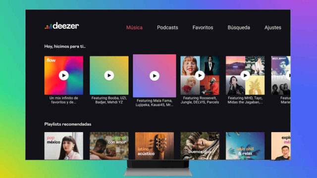 Deezer lanza nueva app para smart TVs de Samsung