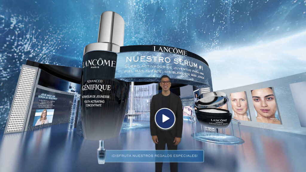 Lancôme y Ripley presentan la primera experiencia virtual de belleza en el Perú