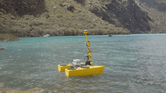 Robots hechos en Perú realizan estudios en lagunas de Huaraz