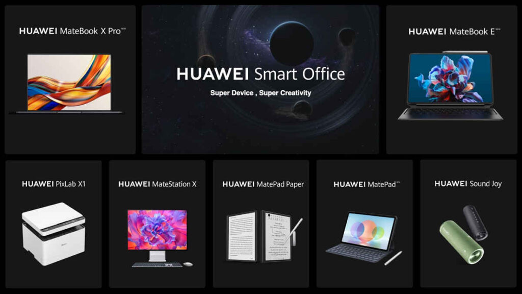 MWC 2022: Huawei presenta 7 dispositivos bajo su nuevo enfoque "Súper dispositivo"