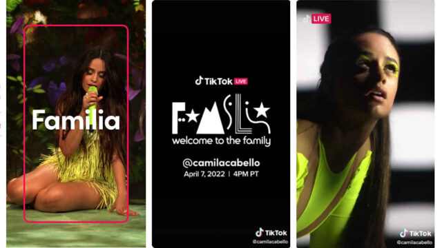 TikTok presenta una actuación musical inmersiva de Camila Cabello