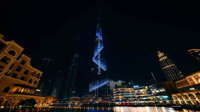 Asus iluminó el edificio Burj Khalifa