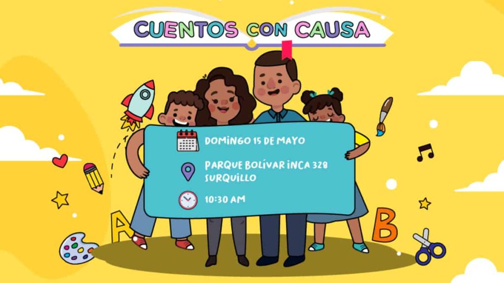 "Cuentos con Causa": cuentacuentos infantiles llegan a Surquillo
