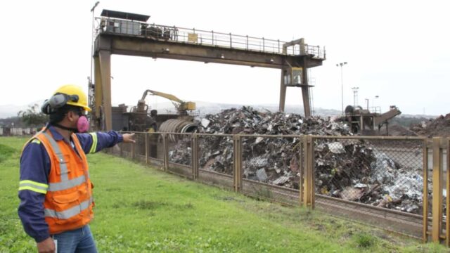 Reciclaje de chatarra de Siderperú