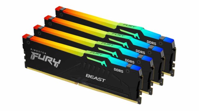 Overclocking con estilo con las memorias Kingston Fury Beast DDR5 RGB