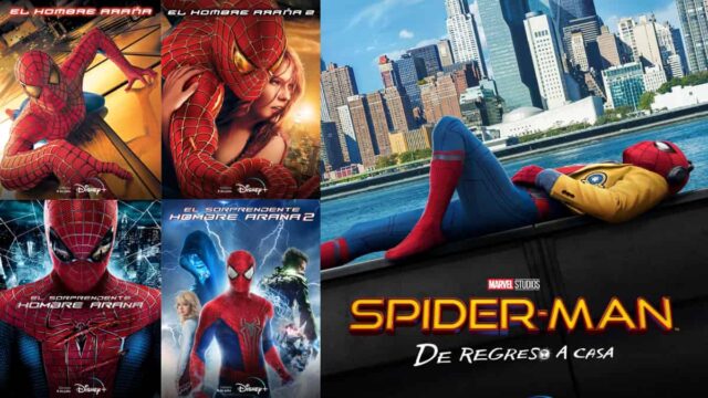 Disney+ suma 5 películas del Hombre Araña a su catálogo