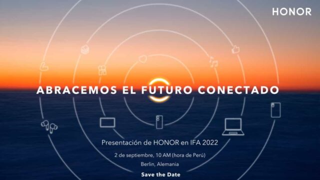 Honor confirma su participación en la IFA 2022 donde hará la presentación del Honor 70