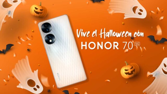 Usar el Honor 70 en Halloween