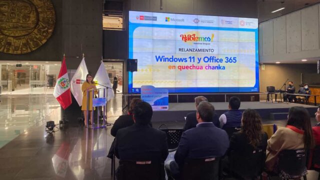 Microsoft y Ministerio de Cultura fortalecen el quechua en Windows 11 y Office 365
