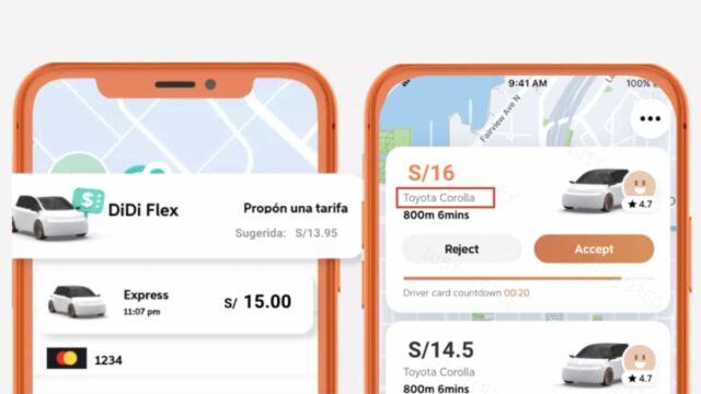 DiDi Flex: Ahora puedes elegir el valor de tu viaje