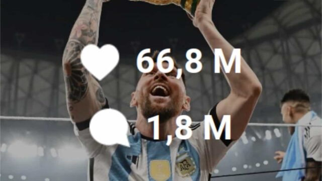 Leonel Messi rompe récord histórico en Instagram