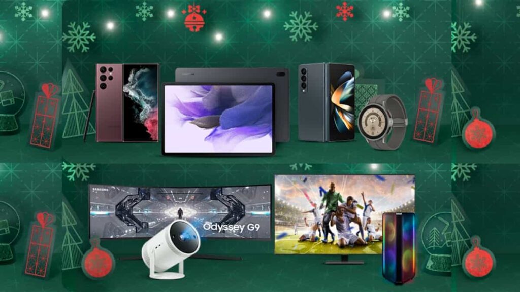 Samsung te invita a celebrar una Navidad azul