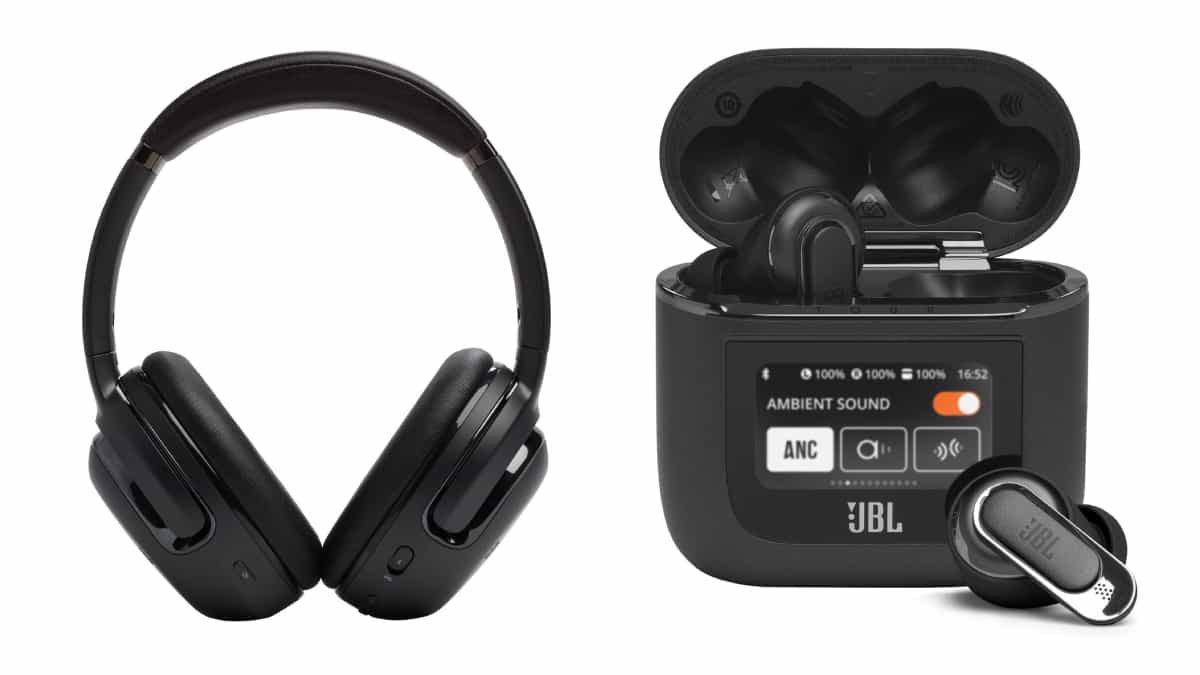 Los nuevos auriculares inalámbricos de JBL incluyen una pantalla táctil más  grande que la de algunos