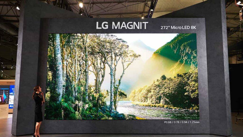 LG presenta sus últimas pantallas en ISE 2023