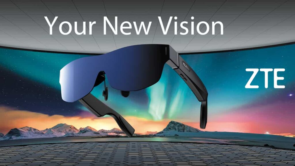 ZTE Nubia presentó sus primeros lentes AR "Neovision Glass"