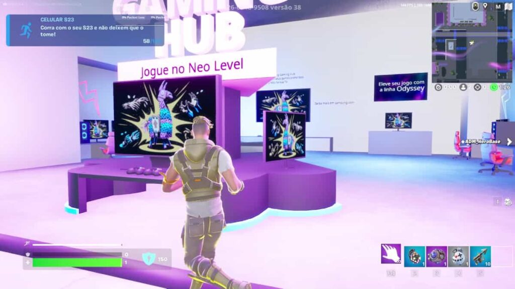 Samsung Latinoamérica actualiza juego en Fortnite para los Galaxy S23