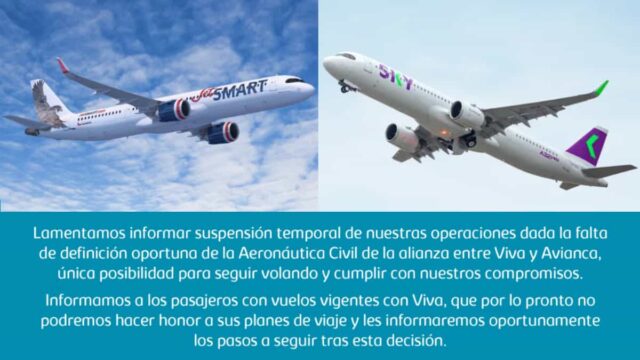 ¿Cómo SKY y JetSMART apoyan a pasajeros afectados de Viva Air?