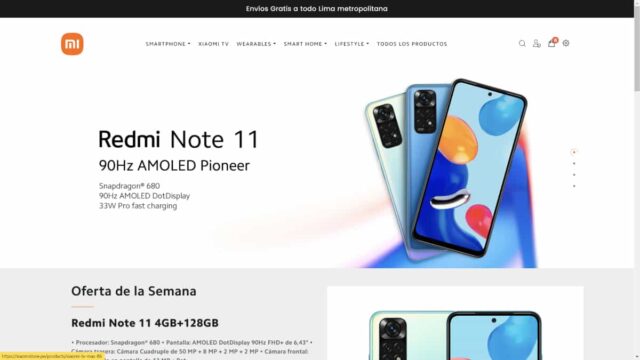 Xiaomi lanza su nueva tienda online