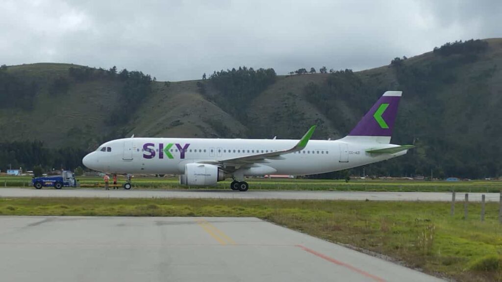 Aerolínea SKY inició vuelos a Jauja y Tacna