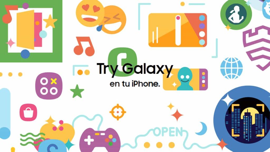 Try Galaxy, app de Samsung