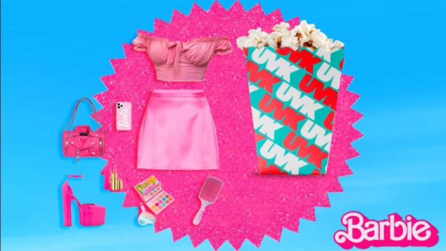 Anda al cine vestida de Barbie y recibe canchita gratis