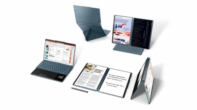Yoga Book 9i: Llega al Perú la primera laptop de doble pantalla OLED de tamaño completo