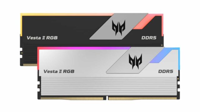 Biwin lanza la memoria DDR5 Predator Vesta II RGB con velocidades de hasta 7200 MHz