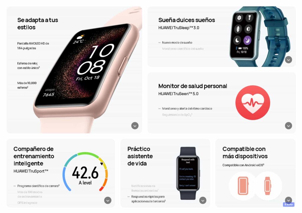 Huawei Watch Fit Special Edition llega al Perú