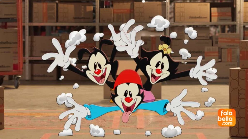 Warner Bros y falabella.com le dan vida a los personajes de Animaniacs