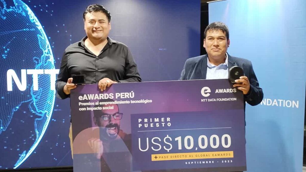 AVIRU gana el premio eAwards Perú 2023 de NTT DATA FOUNDATION