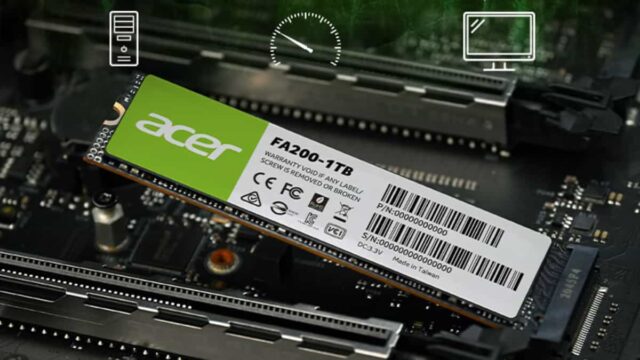 Biwin lanza el SSD Acer FA200 con interfaz NVMe PCIe Gen4