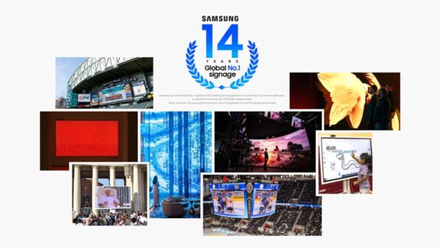 Resumen del año: Cómo la innovación de Samsung aborda la inmersión en su 14º año como líder del mercado de señalización digital