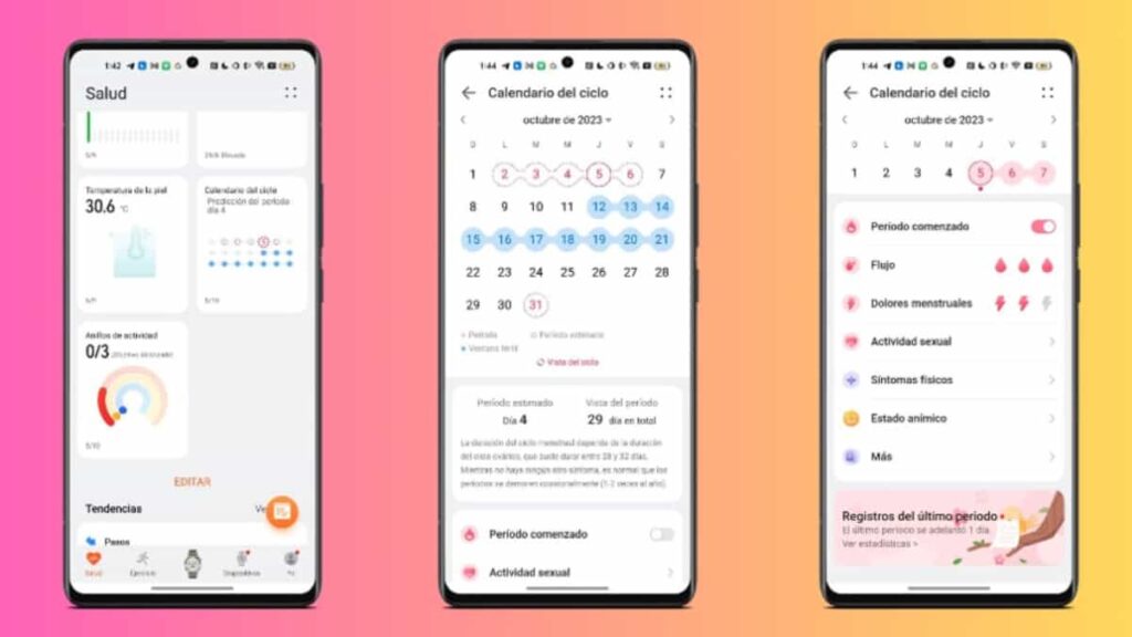 Monitorea tu ciclo menstrual desde tu smartwatch