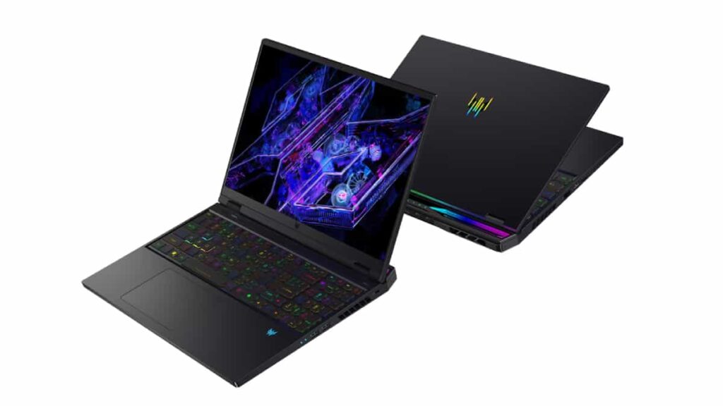 Acer actualiza sus laptops Predator Helios con procesadores Intel Core de 14 generación