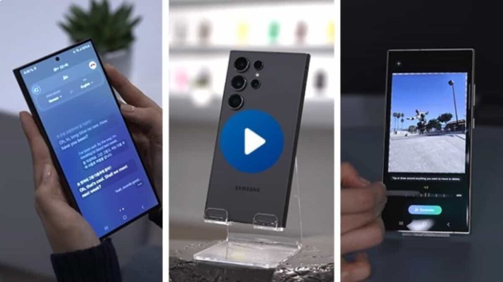 Demostración práctica de la serie Galaxy S24 con tecnnología Galaxy AI