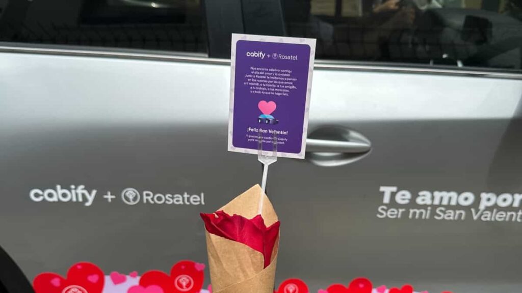 Cabify y Rosatel se unen para celebrar este 14 de febrero